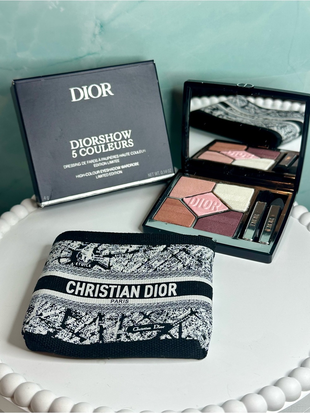 DIOR LIMITED EDITION Plan De Paris 983 Champs Elysees Eyeshadow Palette w/POUCH